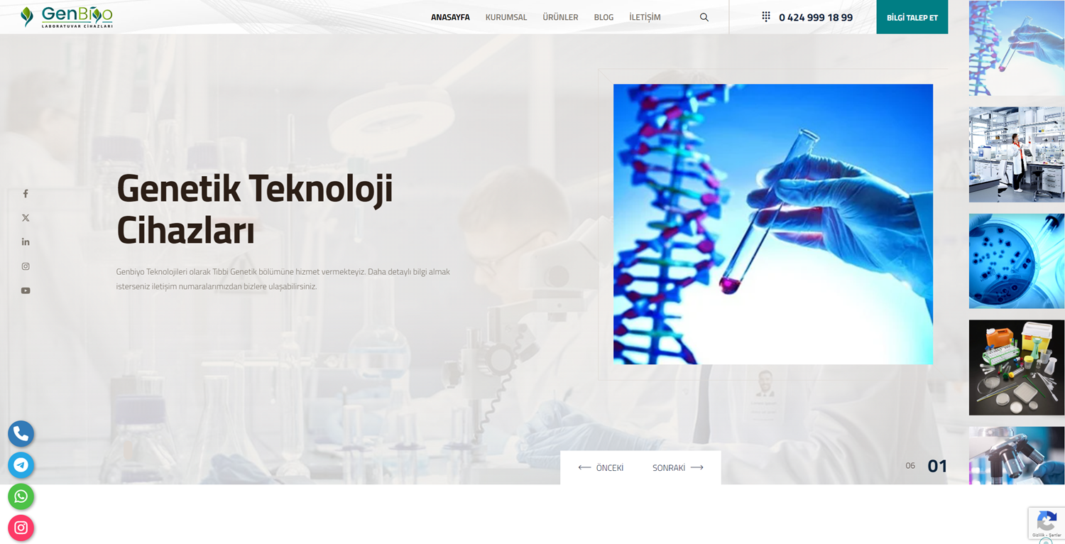 Genbiyo Teknolojileri Web Sitesi Yenilendi !